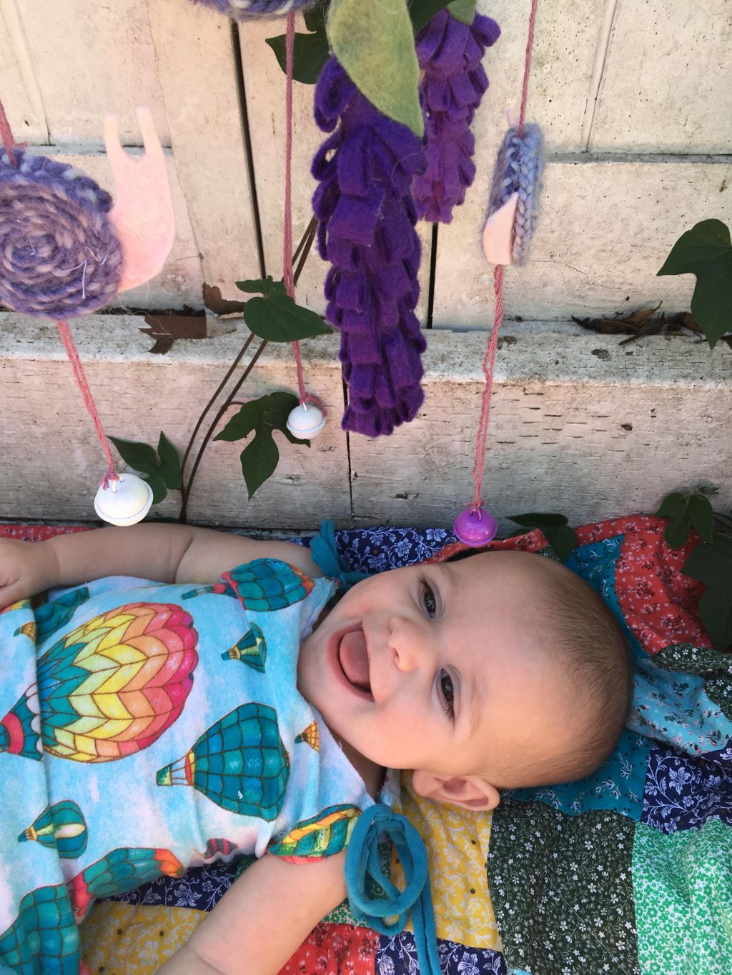 Lavender Snail Mobile